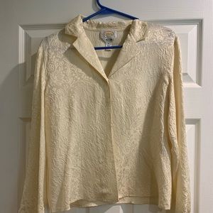 Cream blouse